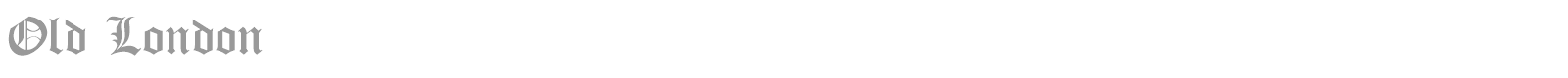 Old London font preview